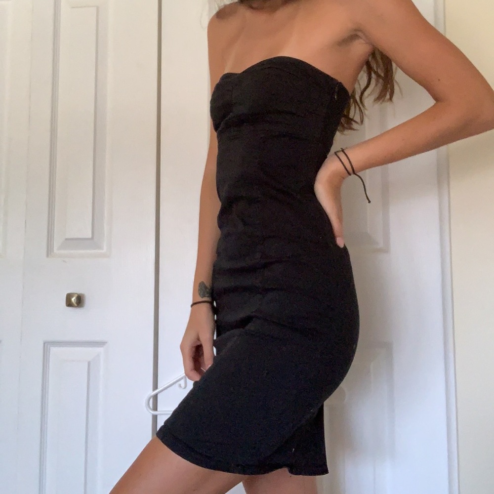Black Denim dress